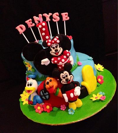 Minnie Mouse & Friends - Cake by emilylek