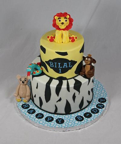 Jungle theme cake  - Cake by soods