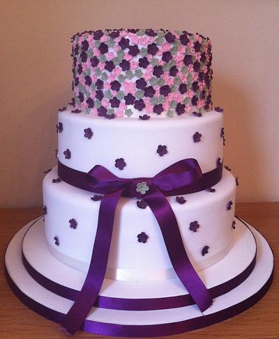 Blossom Wedding cake - Cake by Donna