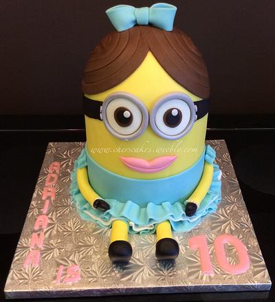 Not all minions are boys :) - Cake by none