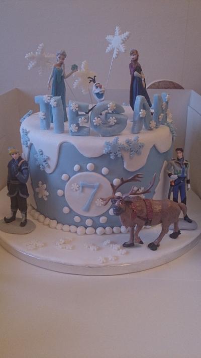 frozen cake - Cake by zoebeecher