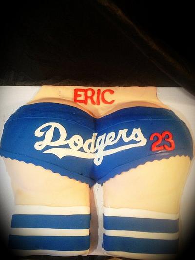Dodger booty  - Cake by Priscilla 