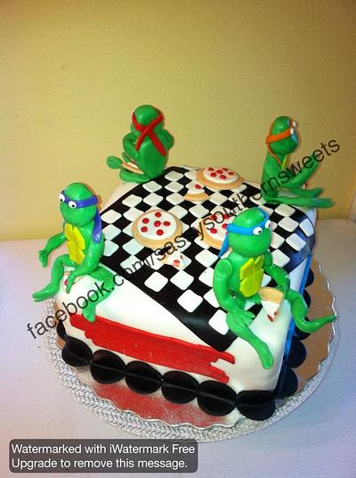 Ninja Turtle cake - Cake by Janavee
