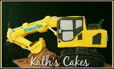 Excavator  - Cake by Cakemummy