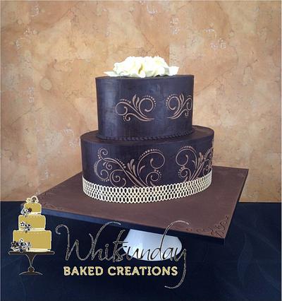Oval Decadence - Cake by Whitsunday Baked Creations - Deb Smith