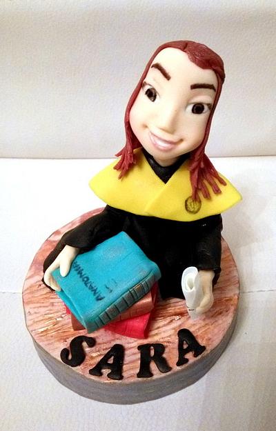 Figura personalizada graduación Sara - Cake by SORELLAS CAKES PAMPLONA 