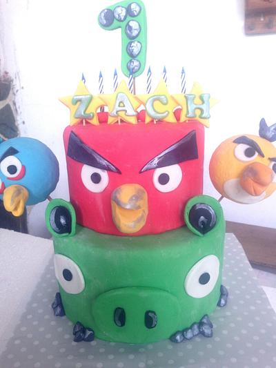 Angry birds - Cake by Daniel Guiriba