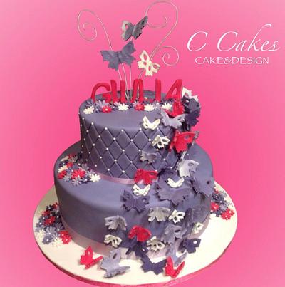 butterfly cake - Cake by cettina Marrone