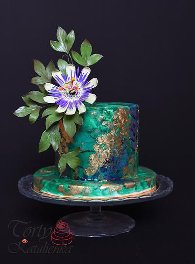 Cake with Passion Flower - Cake by Torty Katulienka