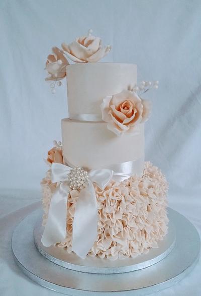 Weding ivory - Cake by alenascakes