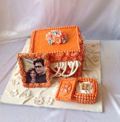 The engagement cake - Cake by Seema Bagaria