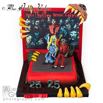 Thriller music video themed  - Cake by The hobby baker 