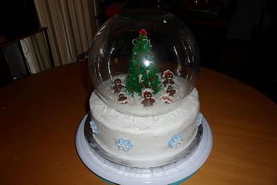 Snow Globe Cake - Cake by Christina