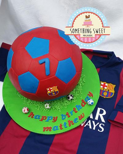 FC Barcelona football Cake. - Cake by .