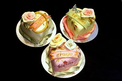 Three Hearts - Cake by Mucchio di Bella