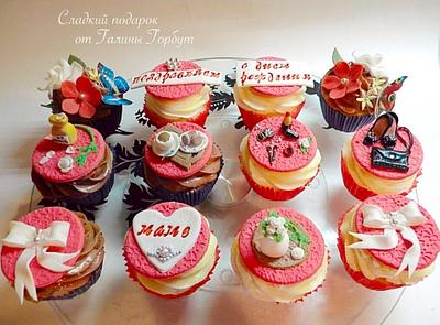 cupcakes for mom - Cake by Galinasweet