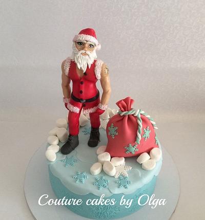 Cool Santa - Cake by Couture cakes by Olga