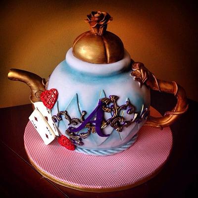Alice's teapot - Cake by The Sweet Duchess 