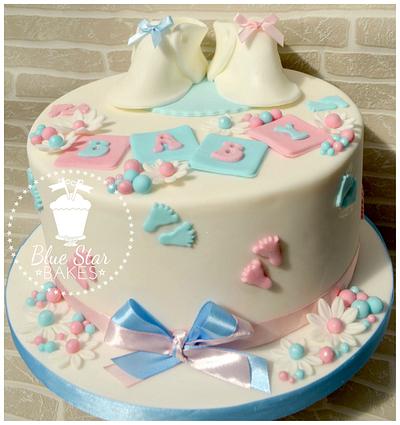 Baby Shower Cake - Cake by Shelley BlueStarBakes
