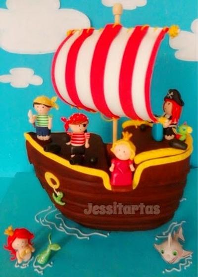 PIRATE SHIP CAKE - Cake by Jessitartas (Jessica Déniz)