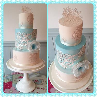 Snowflake cake - Cake by The Cakery cakes by Gráinne Holland 
