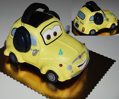 Luigi the cars - Cake by katarina139