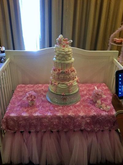 Baby Girl on the Way  - Cake by Andrea Rivero
