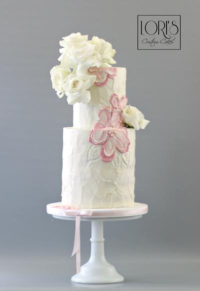 Bridal shower buttercream cakes  - Cake by Lori Mahoney (Lori's Custom Cakes) 