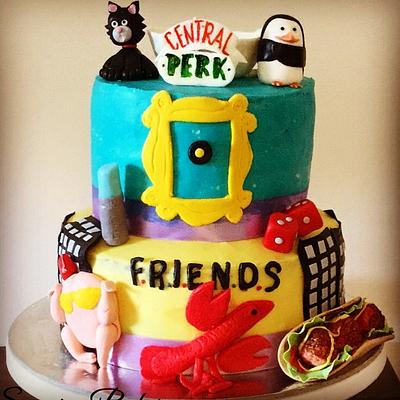 Friends cake - Cake by sugarybakers
