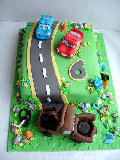 Cars - cake-6 - Cake by Valeria Sotirova