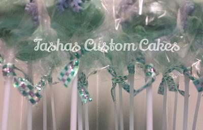 Winter cake pops - Cake by Tasha's Custom Cakes