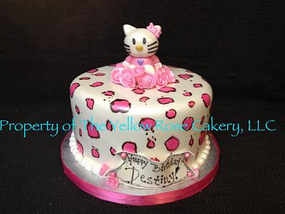 Sweet Hello Kitty - Cake by The Yellow Rose Cakery, LLC