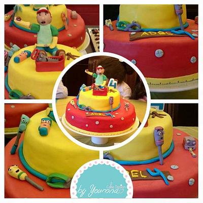 Handy manny  - Cake by Cake design by youmna 