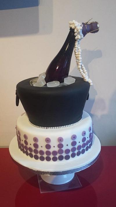 Champagne Bucket - Cake by Lyndsey 