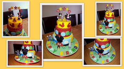 Mickey Mouse Clubhouse  - Cake by Amanda Parry