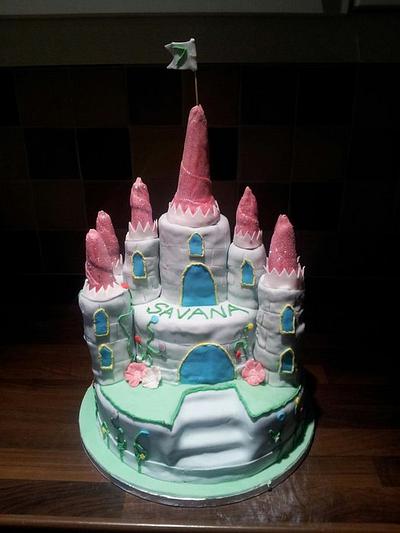 princess castle - Cake by Lou Lou's Cakes