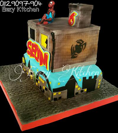 Spiderman cake - Cake by Emzykitchen