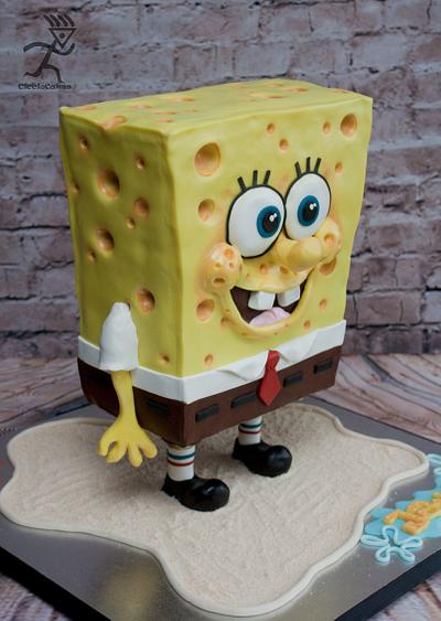 Standing  16" High SpongeBob Cake - Cake by Ciccio 