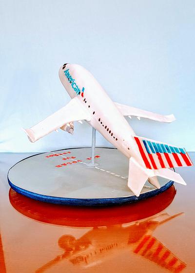 Airplane  cake  - Cake by claudiamarcel