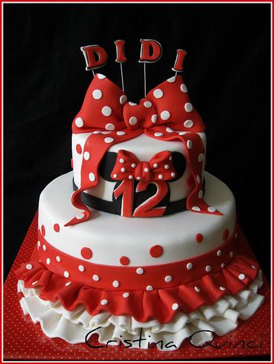 Minnie cake - Cake by Cristina Quinci