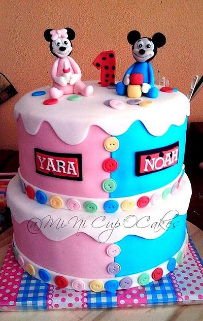 Mickey&Minnie Cake - Cake by Noni Wardani