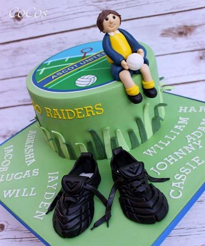 football cake  - Cake by Lynette Brandl