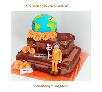 Golden anniversary - Cake by Diane75