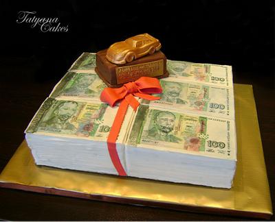 Money... /hand painted/ - Cake by Tatyana Cakes