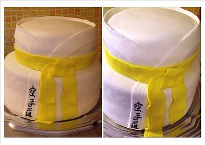 yellow belt - Cake by Monika Farkas