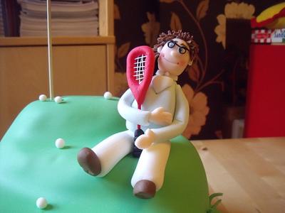 Golf and Squash Cake - Cake by Suzi Saunders