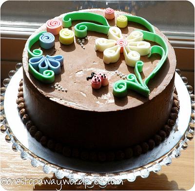 Quilled Birthday Cake - Cake by Jen