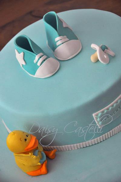 BOY Baptism cake - Cake by DaisyCastelli