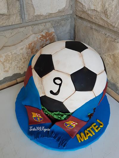 Soccer ball cake - Cake by TorteMFigure