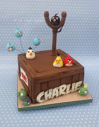 Angry Birds Cake - Cake by The Crafty Kitchen - Sarah Garland